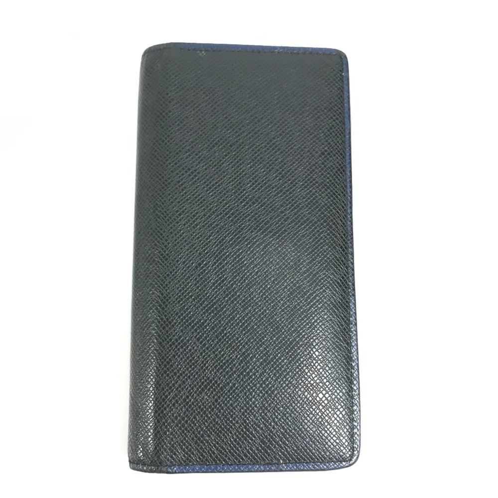 LOUIS VUITTON M30558 Taiga Portefeuille Brazza Bicolor Long Wallet, Leather, ...
